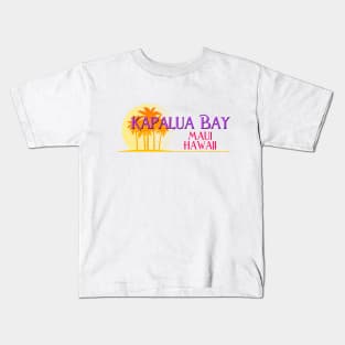 Life's a Beach: Kapalua Bay, Maui, Hawaii Kids T-Shirt